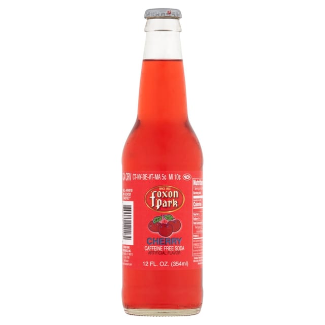 Cherry Foxon Park Soda 12oz.