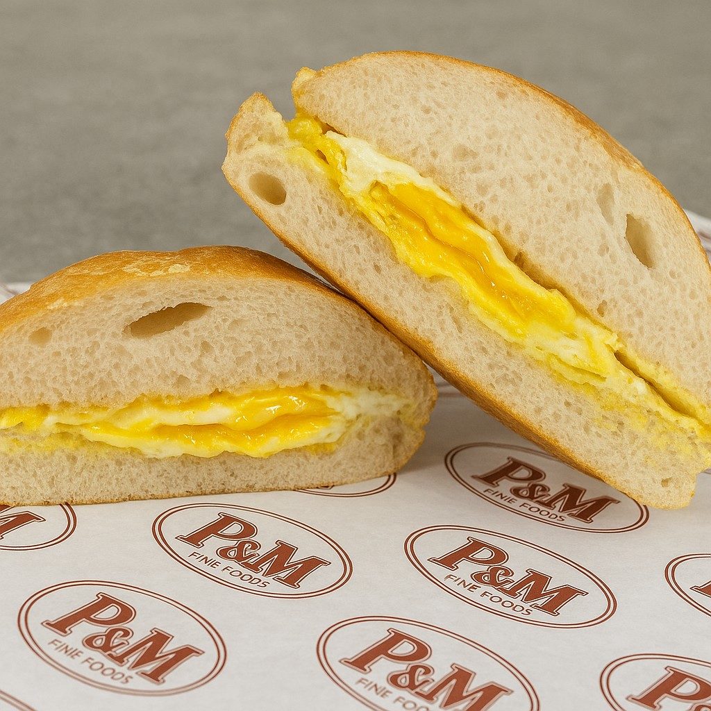 Egg & Cheese Sandwich.