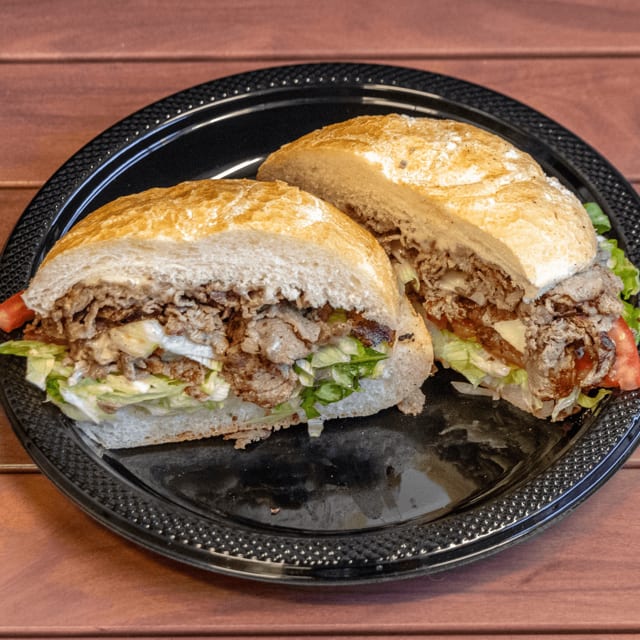 Steak and Cheese Hot Roll.