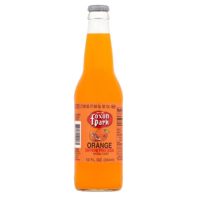 Orange Foxon Park Soda.