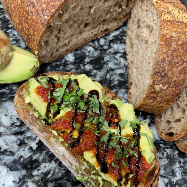 Avocado Glazed Toast.