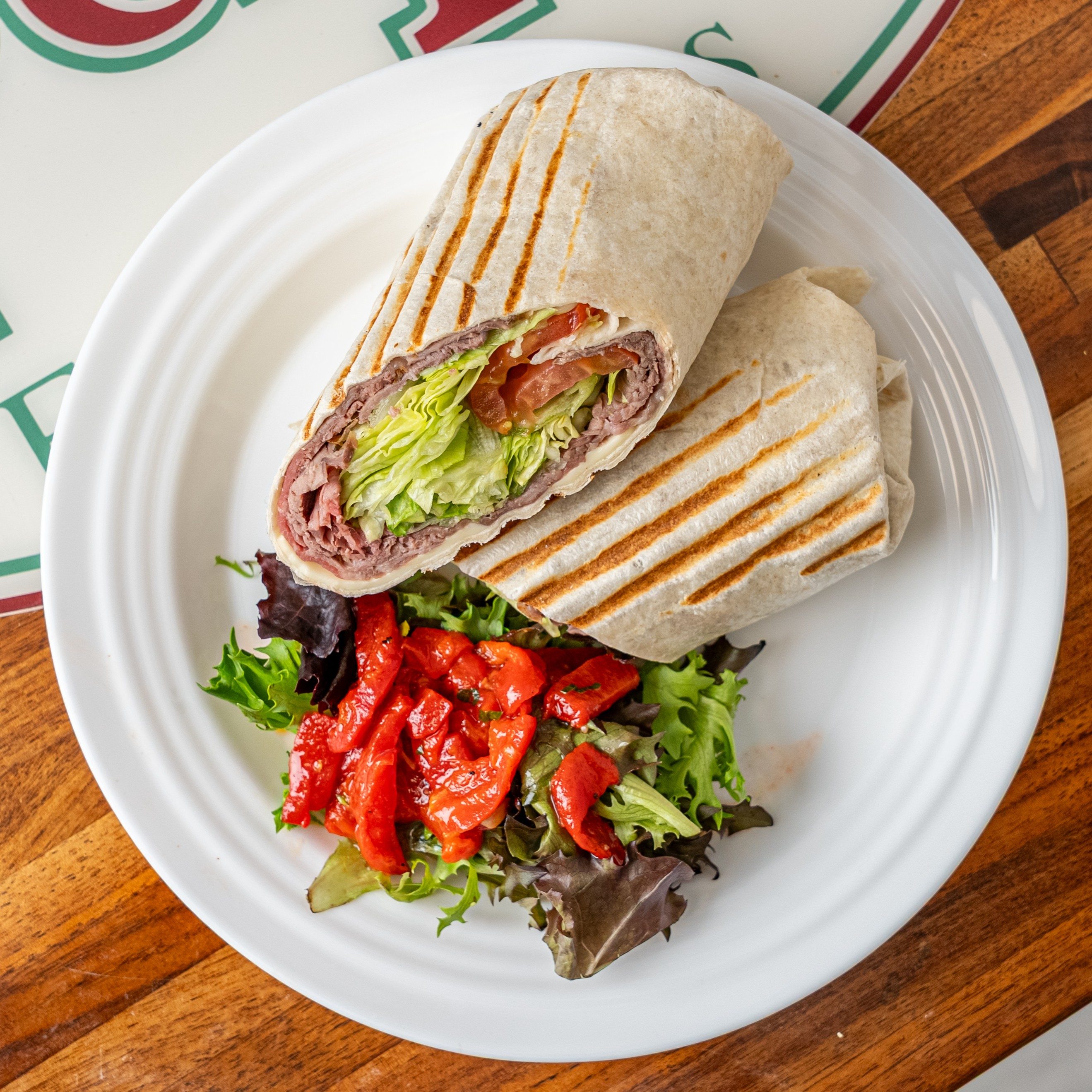 The Roast Beef Wrap.